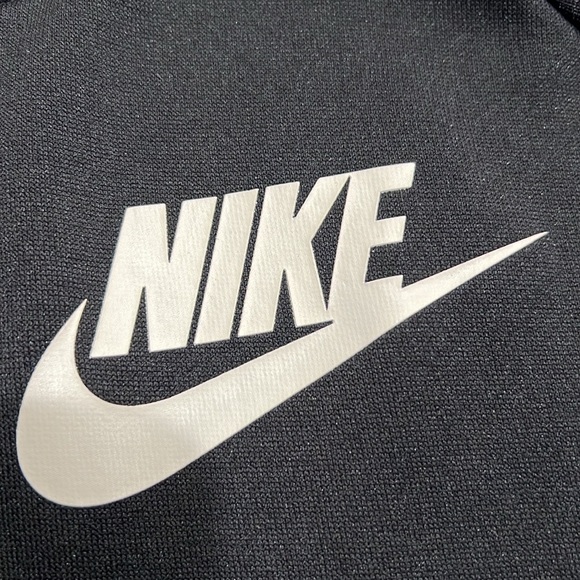 Nike Women's Sportswear Crop Track N98 Jacket | Black In Black/ White | Size L - Picture 9 of 15